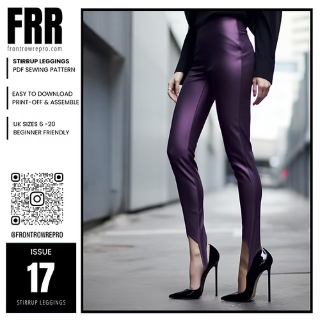 Stirrup Leggings Sewing Pattern PDF Front Row Repro stirrup-leggings-sewing-pattern-pdf-front-row-repro