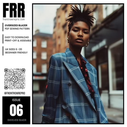 Oversized Blazer Sewing Pattern PDF