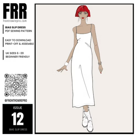 Bias Cut Dress Sewing Pattern PDF