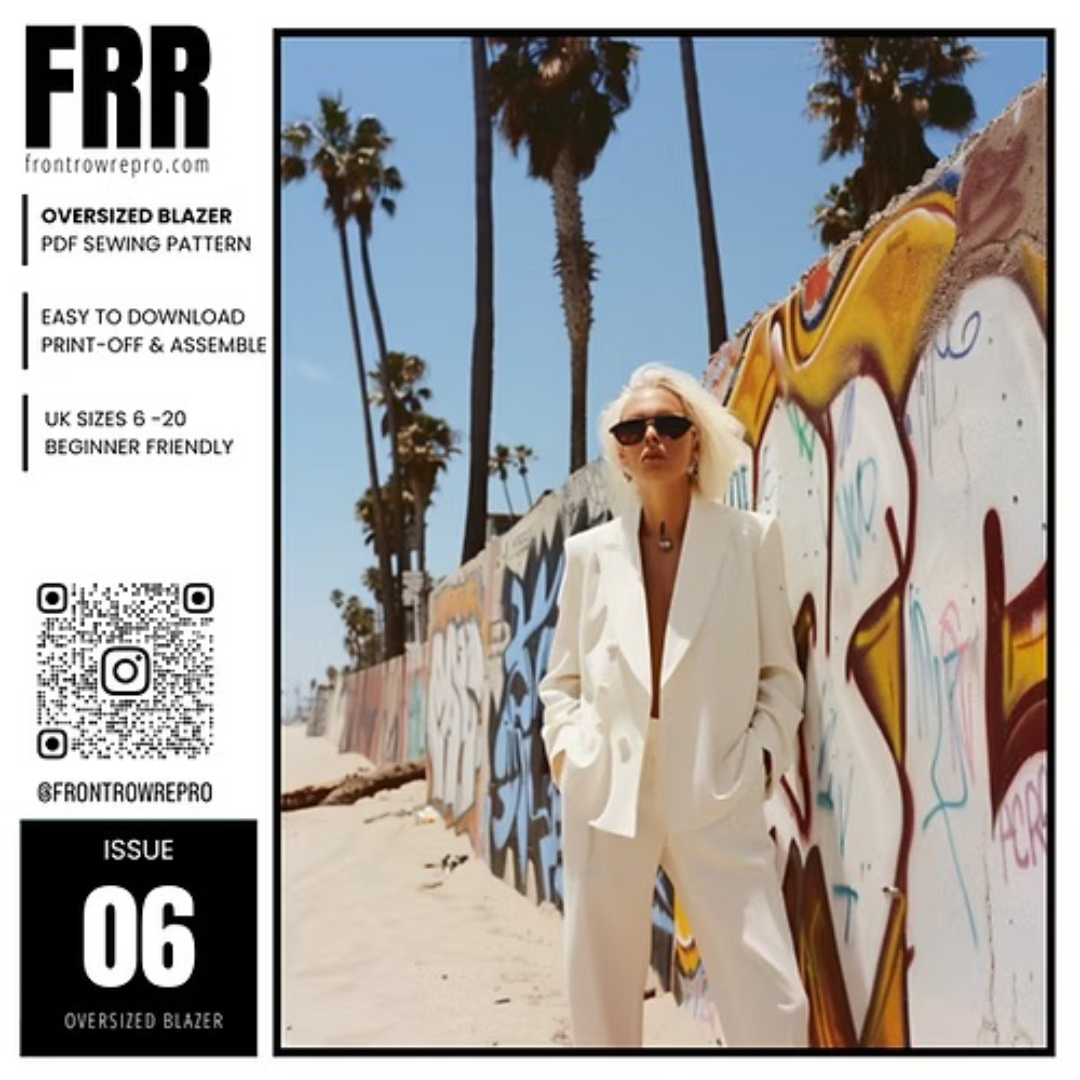 Oversized Blazer Sewing Pattern PDF