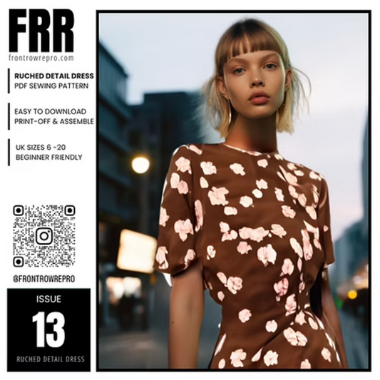 Midi Dress Sewing Pattern PDF